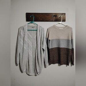 Sweater + BKE Cardigan Size SMALL